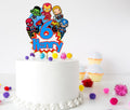 Avengers Birthday Cake Topper – Personalised Name & Age, Superhero Party Decoration
